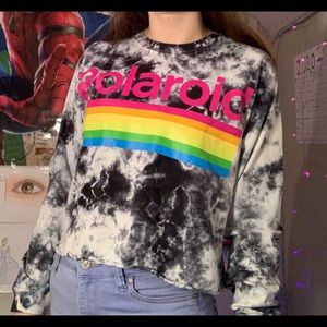 Neon Polaroid watercolor shirt